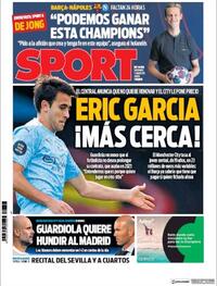 Portada Sport 2020-08-07