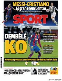 Portada Sport 2020-12-07