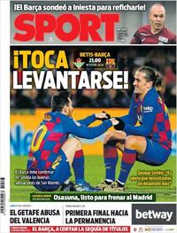 Portada Sport 2020-02-09
