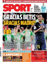 Portada Sport 2020-03-09