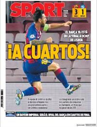 Portada Sport 2020-08-09