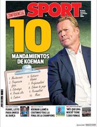 Portada Sport 2020-09-09