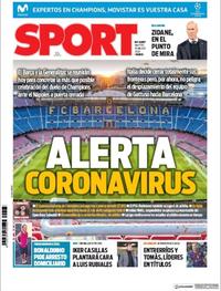 Portada Sport 2020-03-10