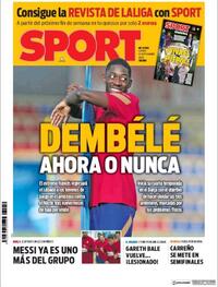 Portada Sport 2020-09-10