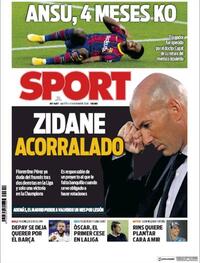 Portada Sport 2020-11-10