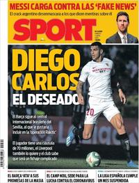 Portada Sport 2020-04-11