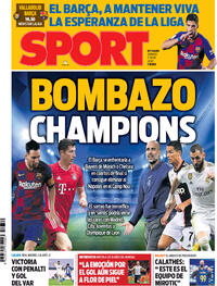 Portada Sport 2020-07-11