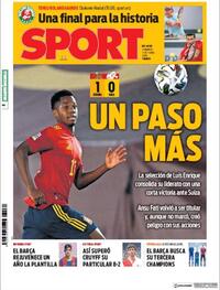 Portada Sport 2020-10-11