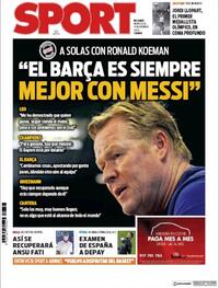 Portada Sport 2020-11-11