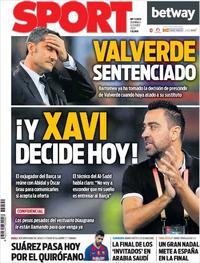 Portada Sport 2020-01-12