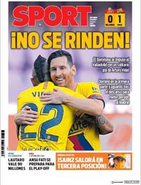 Portada Sport 2020-07-12