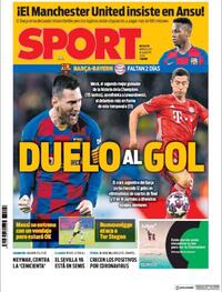 Portada Sport 2020-08-12