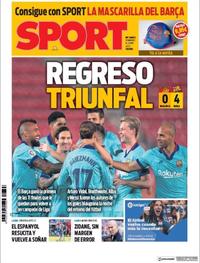 Portada Sport 2020-06-14