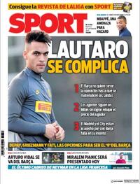 Portada Sport 2020-09-15