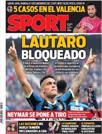 Portada Sport 2020-03-16
