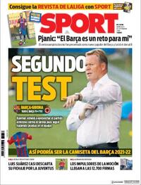 Portada Sport 2020-09-16