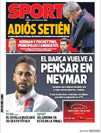 Portada Sport 2020-08-17