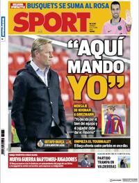 Portada Sport 2020-10-17