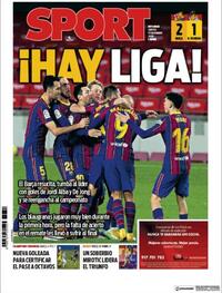 Portada Sport 2020-12-17