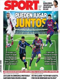 Portada Sport 2020-04-18
