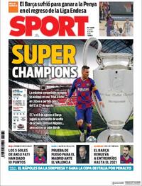 Portada Sport 2020-06-18