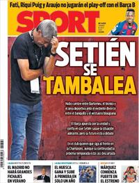 Portada Sport 2020-07-18