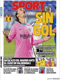 Portada Sport 2020-10-18
