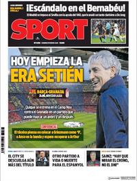 Portada Sport 2020-01-19