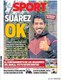 Portada Sport 2020-04-19