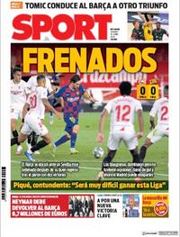 Portada Sport 2020-06-20