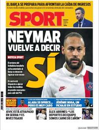 Portada Sport 2020-03-21