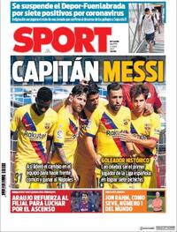 Portada Sport 2020-07-21