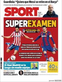 Portada Sport 2020-11-21