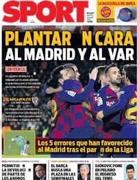 Portada Sport 2020-06-23