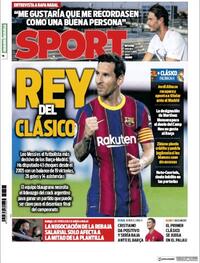 Portada Sport 2020-10-23