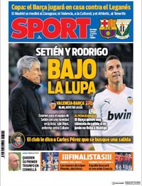 Portada Sport 2020-01-25