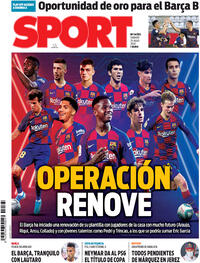 Portada Sport 2020-07-25
