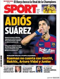 Portada Sport 2020-08-25