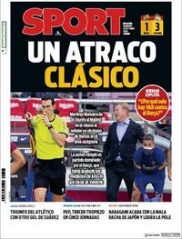 Portada Sport 2020-10-25