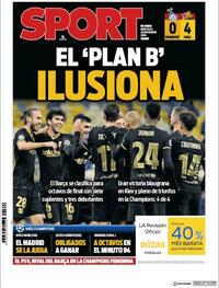 Portada Sport 2020-11-25