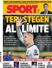 Portada Sport 2020-04-26