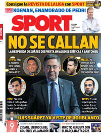 Portada Sport 2020-09-26