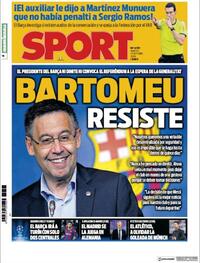 Portada Sport 2020-10-27