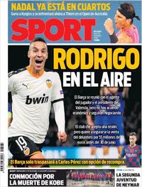 Portada Sport 2020-01-28