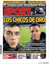 Portada Sport 2020-11-28