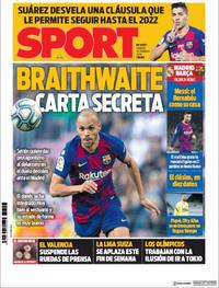Portada Sport 2020-02-29