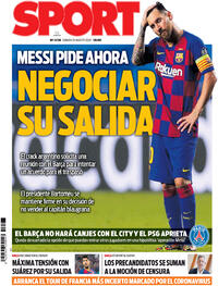 Portada Sport 2020-08-29