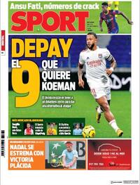 Portada Sport 2020-09-29