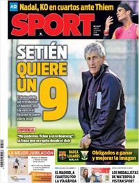 Portada Sport 2020-01-30
