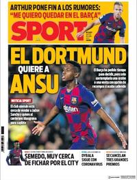 Portada Sport 2020-04-30